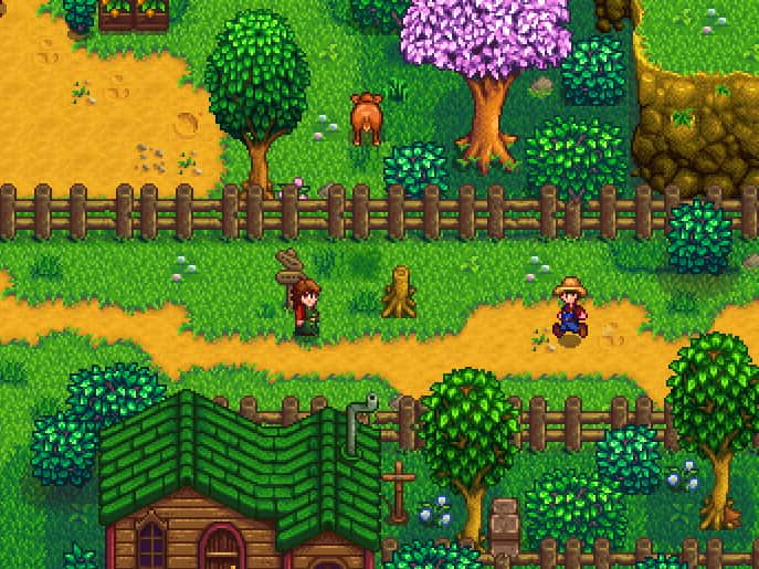 星露谷物语（Stardew Valley游戏实机截图1