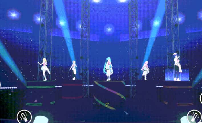 初音未来：缤纷舞台游戏实机截图2