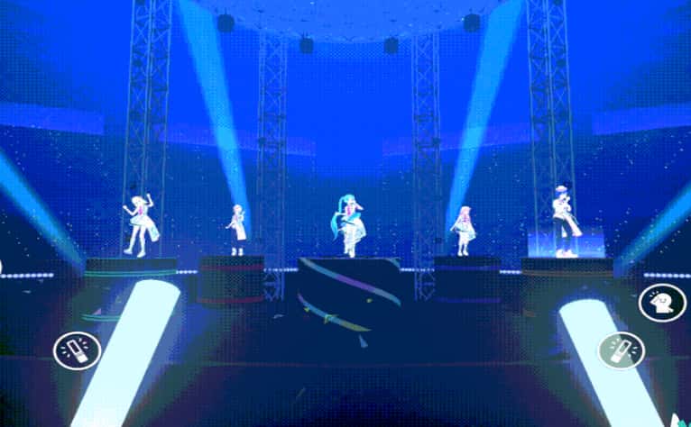 初音未来：缤纷舞台游戏实机截图2