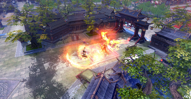 《择天记ol》英雄对战图片这款游戏比较稳定,也是仙侠作品,从游戏整体